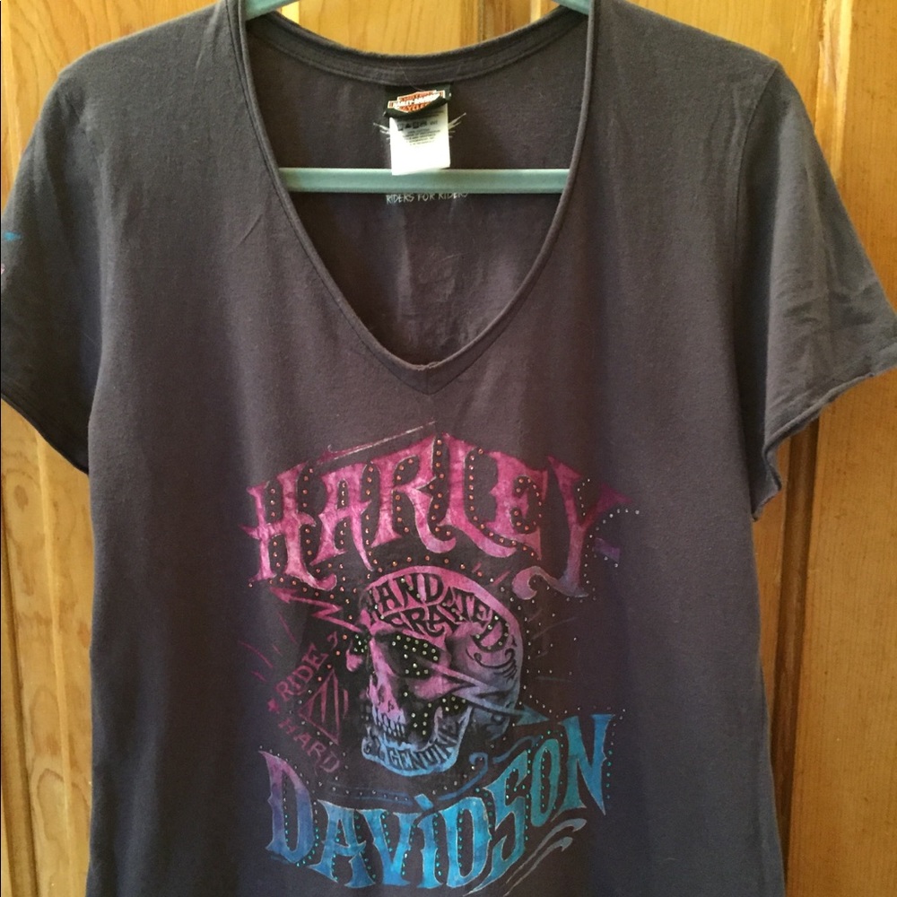 Harley Davidson bling T-shirt.